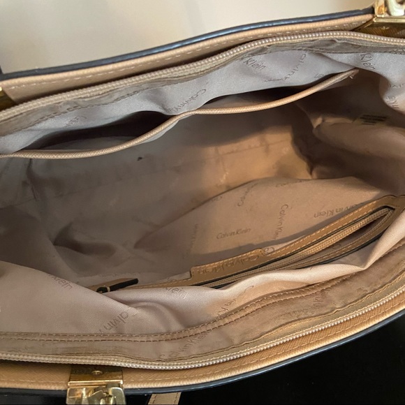 Calvin Klein Tan Satchel Purse - Picture 4 of 4